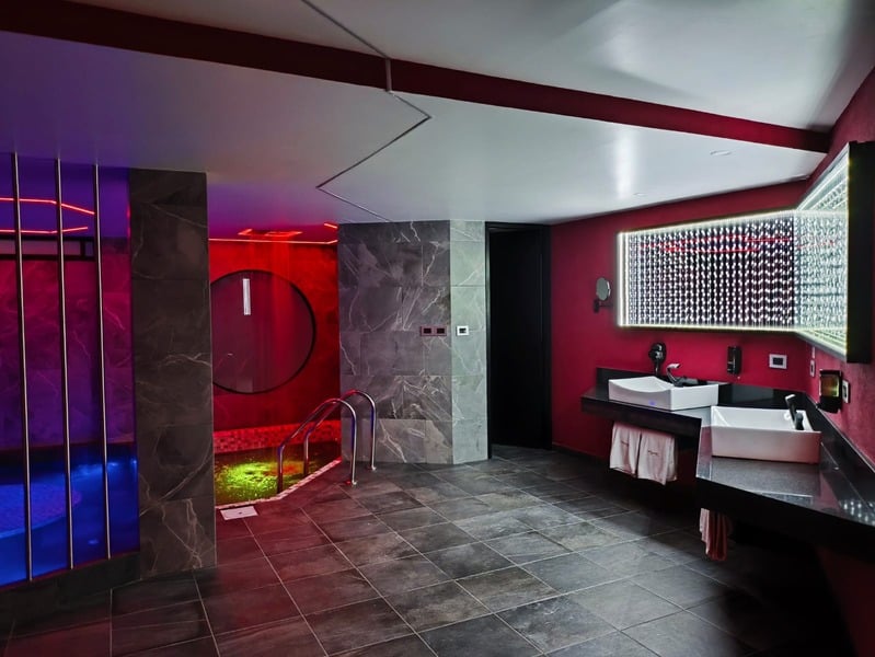Alberca privada de la habitación, Red Garden Hotel CDMX
